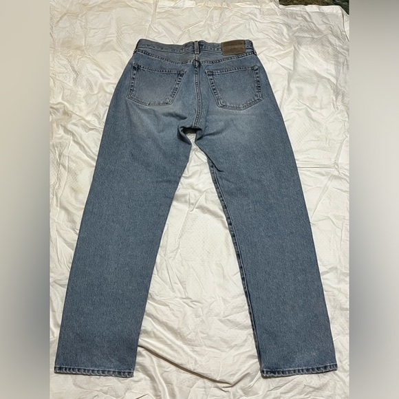 Vintage 90s Abercrombie & Fitch USA Made Mom 100% Cotton Jeans Size 10 - Picture 7 of 9